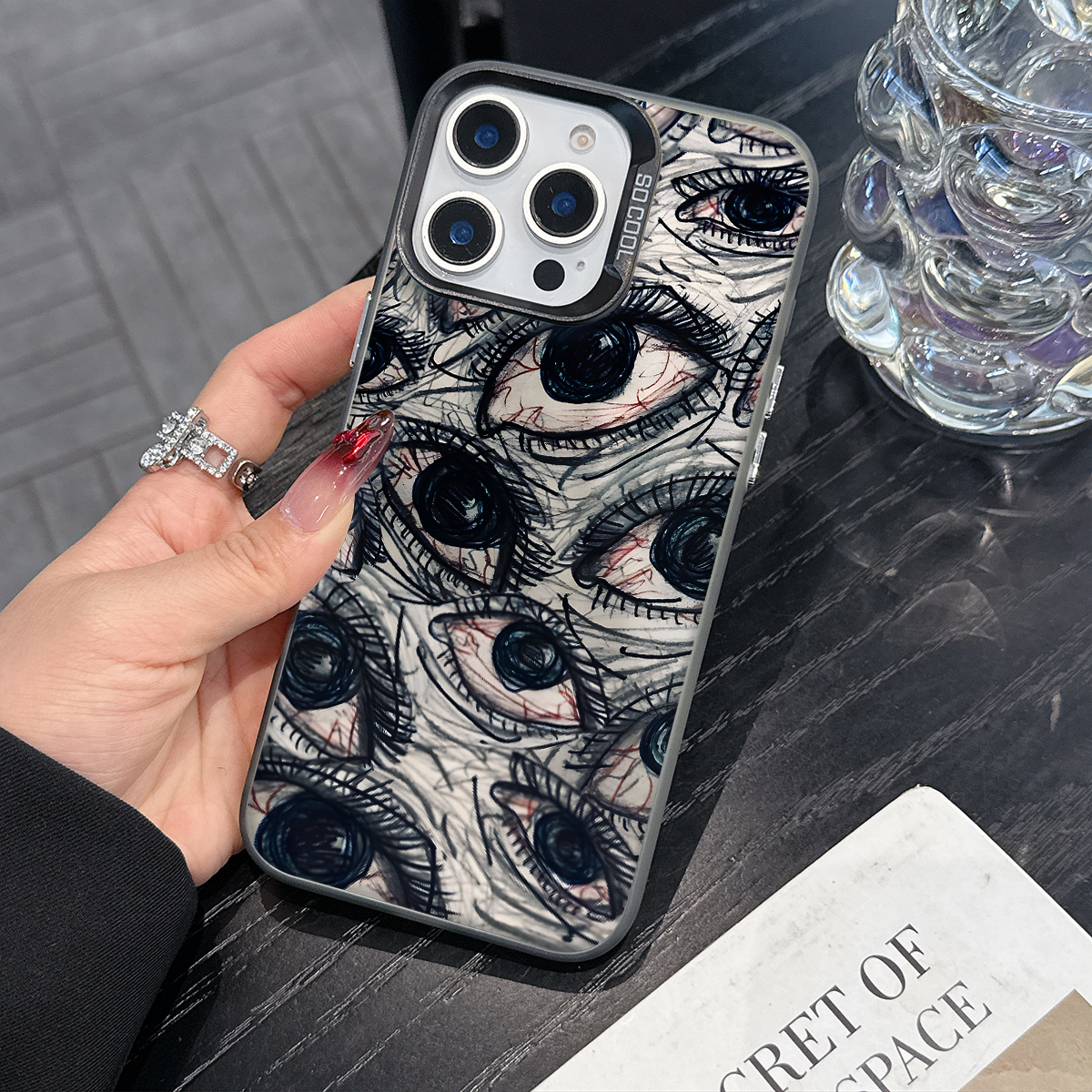 Tech Accessories Iphone - Eyes Pattern Luxury Phone Case for