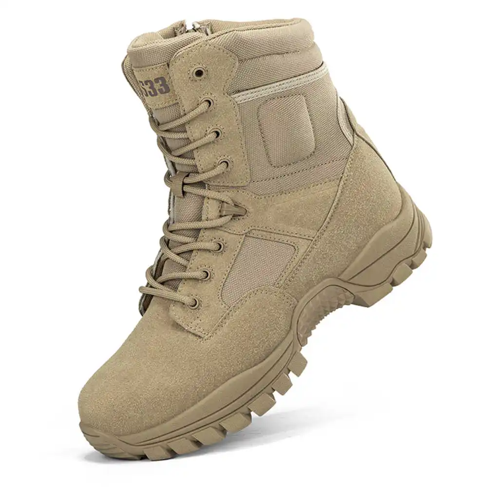Tech Accessories Gifts For Men - Nonslip Genuine Leather Hiking Boots Designer