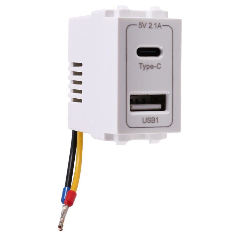 Type C Multiport Adapter - ABVO-New 5V 2.1A USB Type-C Dual