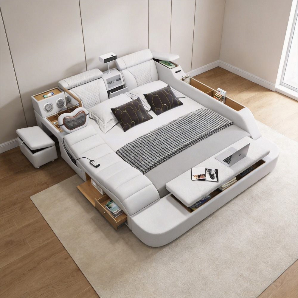 King/Queen Size Genuine Leathe - Tech Queen reseña y precio