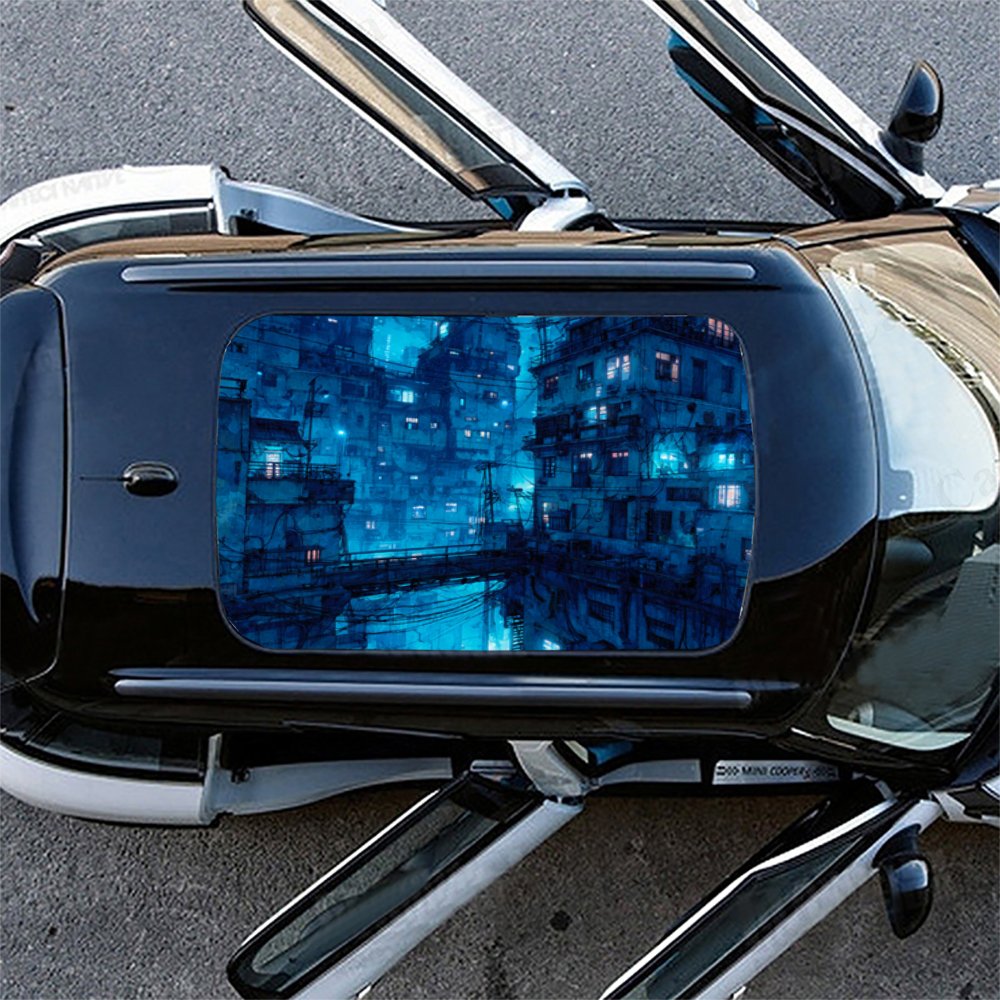 Futuristic Blue Cyberpunk Tech - Tech Accessories For Car reseña y precio