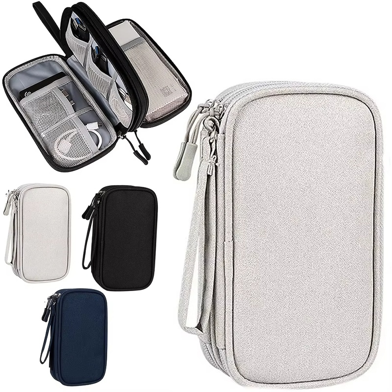 Nylon Storage Bag Double Layer - Tech Accessories Organizer reseña y precio