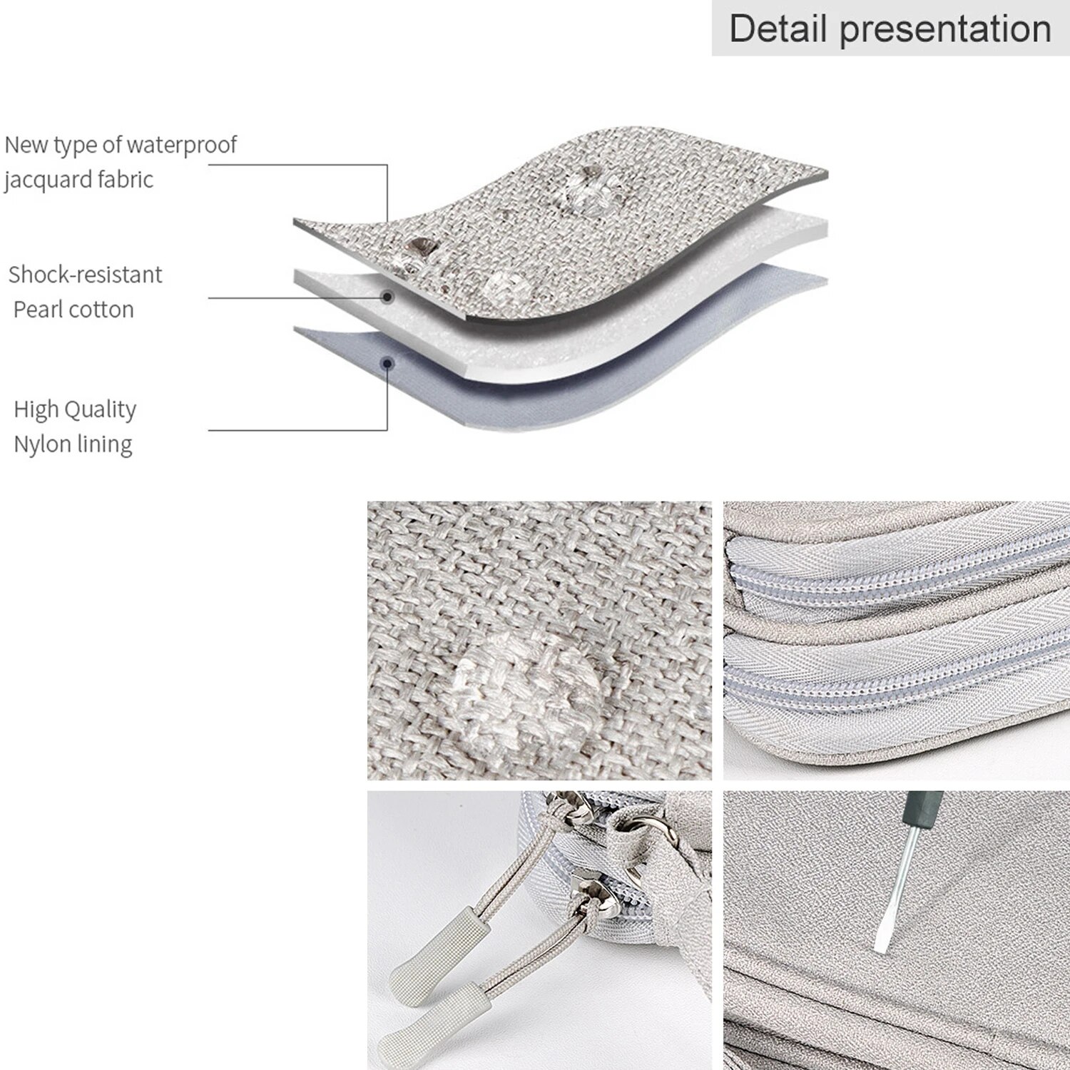 Nylon Storage Bag Double Layer - Tech Accessories Organizer reseña y precio