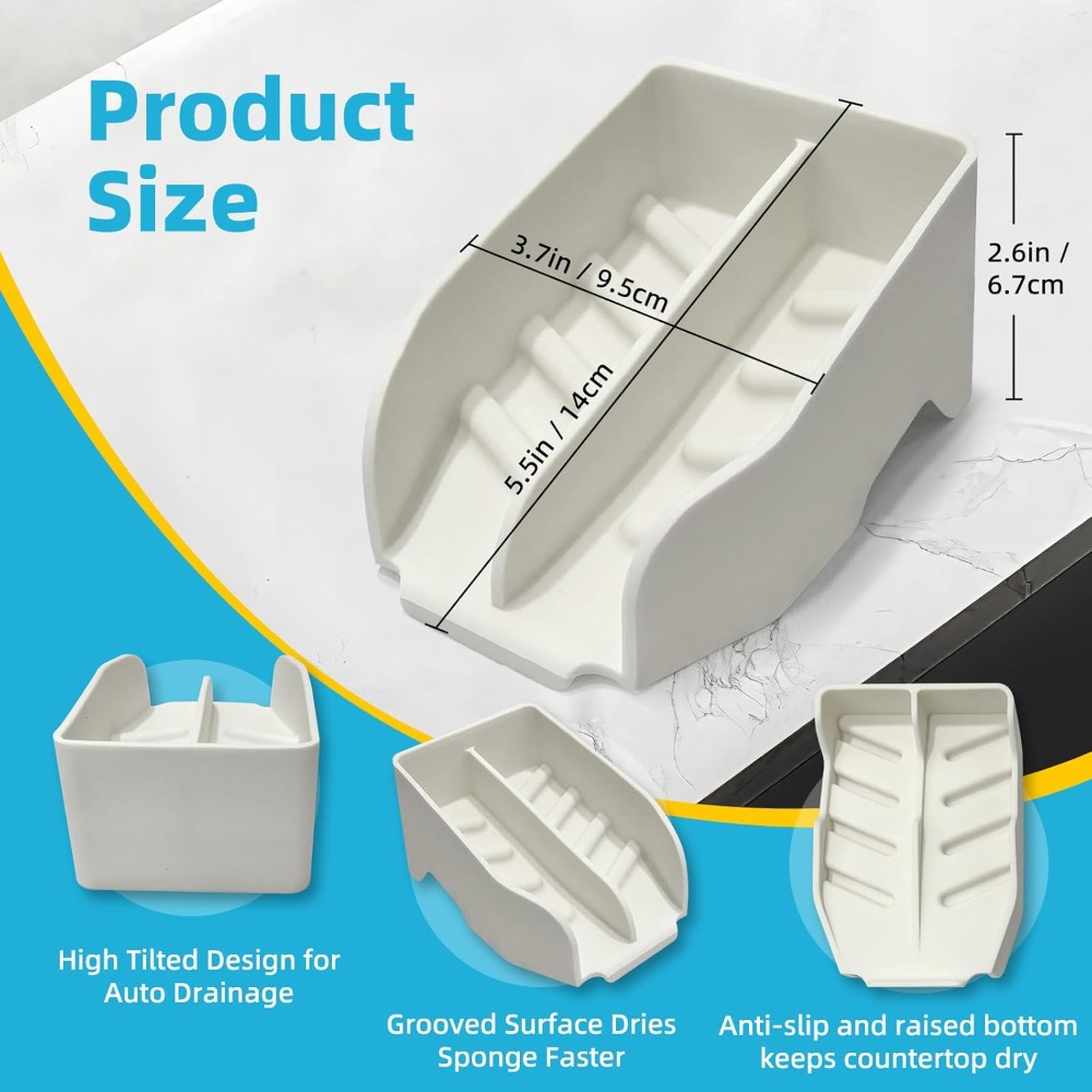 Smiley Face Kitchen Sink Spong - Tech Accessories Organizer reseña y precio