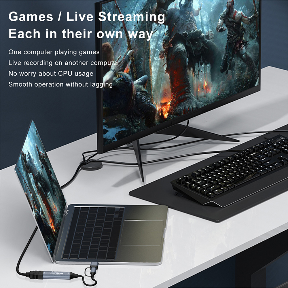 2 in 1 USB 3.0 Video Capture C - Usb C To Hdmi reseña y precio
