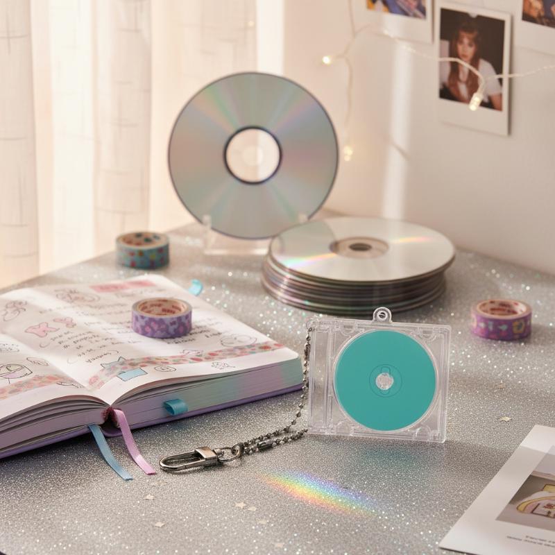 CD Disc Case Key Chain - Perip - Tech Accessories Backpack reseña y precio
