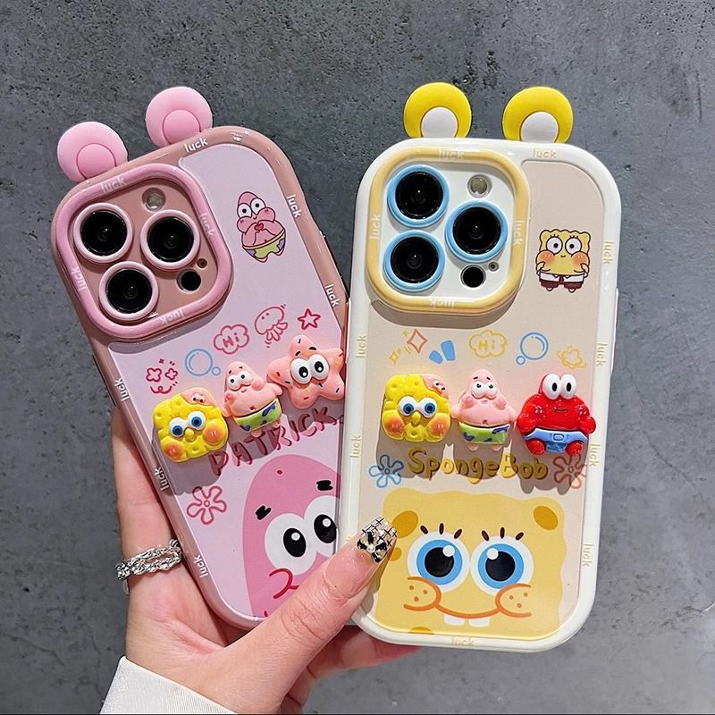 SpongeBo Cream Phone Case for  - Tech Accessories Iphone reseña y precio