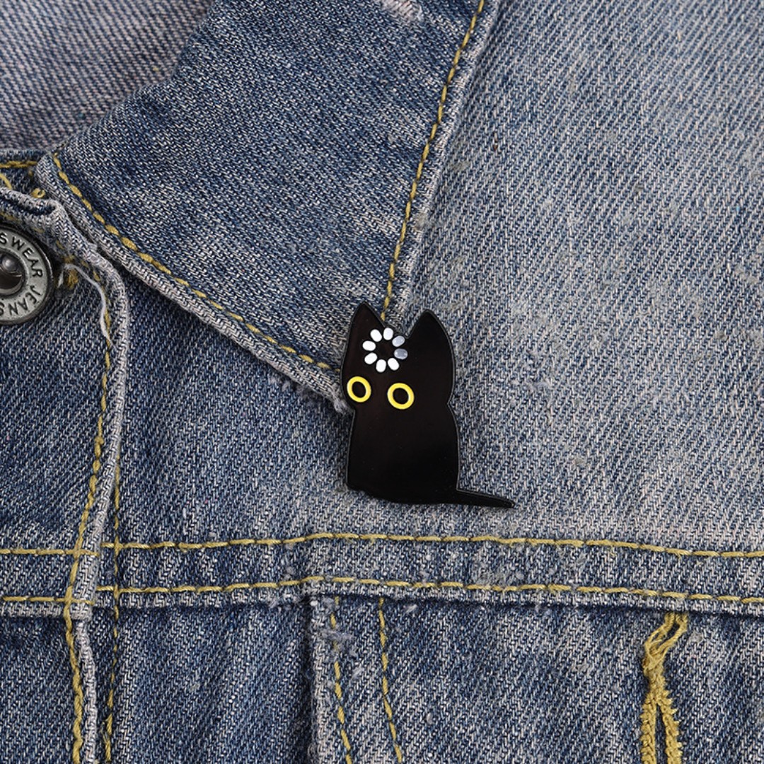 Cute Black Cat Loading Enamel  - Tech Accessories Backpack reseña y precio