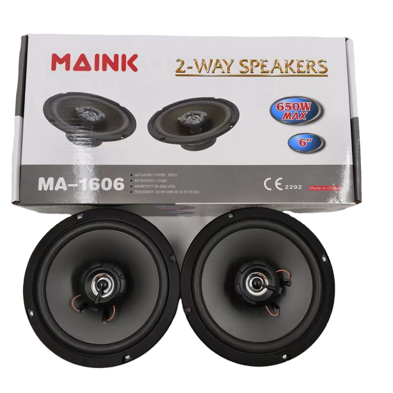 6-Inch Full Size Coaxial Speak - Tech Accessories Speaker reseña y precio