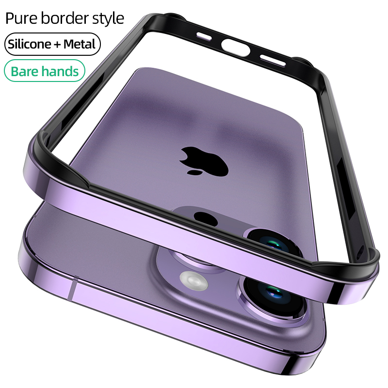 Luxury Silicone Frame Hybird A - Tech Accessories Iphone reseña y precio