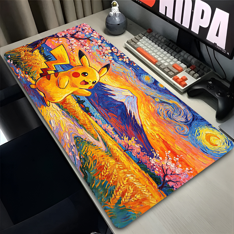 Mouse Pad Pokemon Pikachus Rub - Tech Accessories For Desk reseña y precio