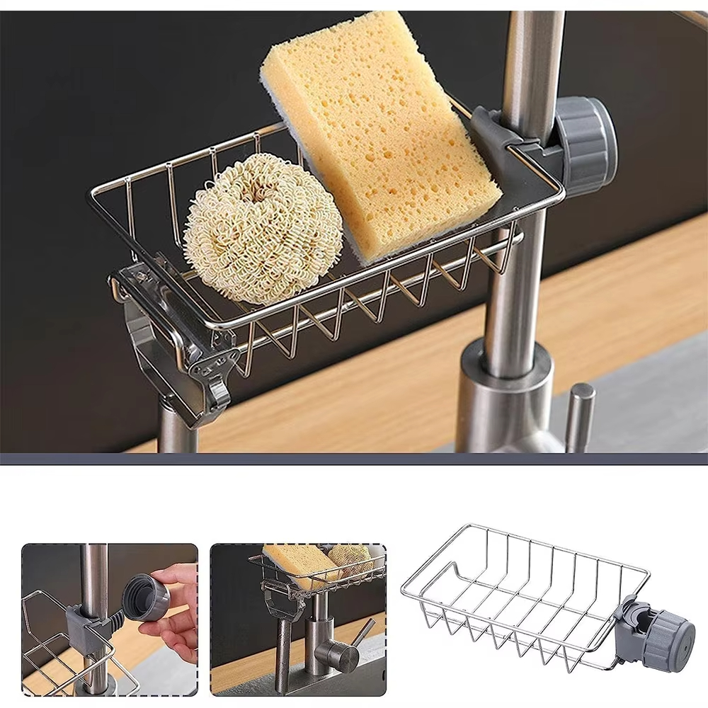 Kitchen Sink Drain Rack Sponge - Tech Accessories Organizer reseña y precio