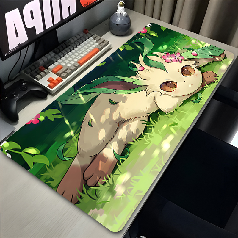 Mouse Pad Gamer P-pokemon Leaf - Tech Accessories For Desk reseña y precio