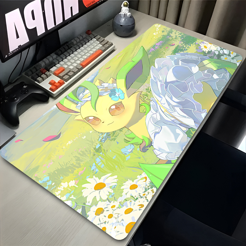 Mouse Pad Gamer P-pokemon Leaf - Tech Accessories For Desk reseña y precio