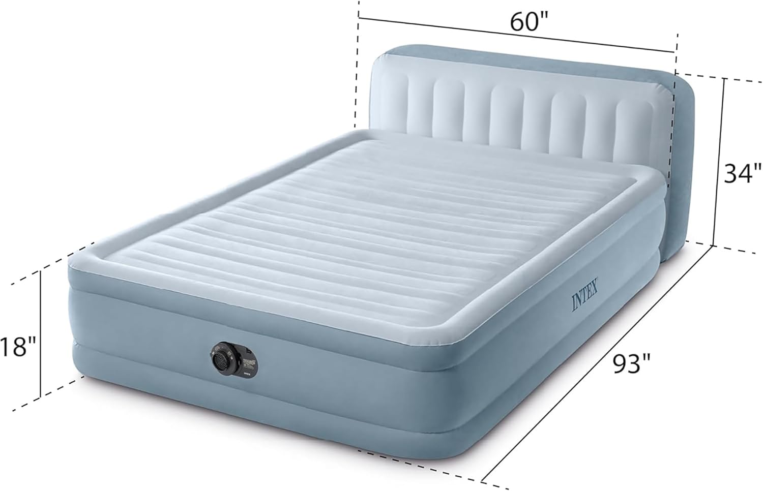 Queen Air Mattress with Built- - Tech Queen reseña y precio