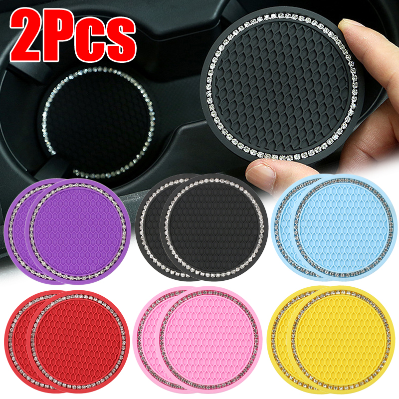 1/2Pcs Car Coaster Water Cup H - Tech Accessories For Car reseña y precio