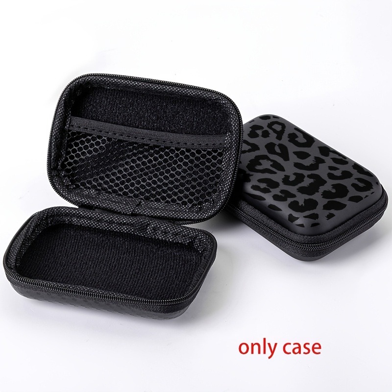 Black Leopard Print EVA Hard S - Tech Accessories Organizer reseña y precio