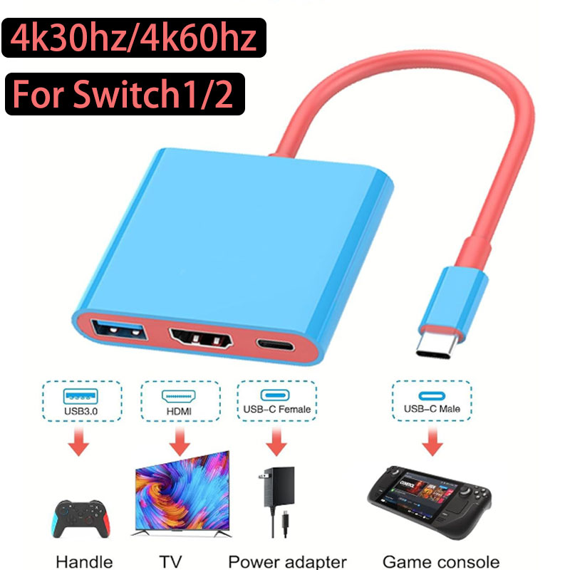 New 3 IN 1 Portable for Ninten - Usb C To Hdmi reseña y precio