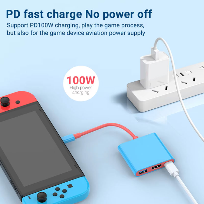 New 3 IN 1 Portable for Ninten - Usb C To Hdmi reseña y precio