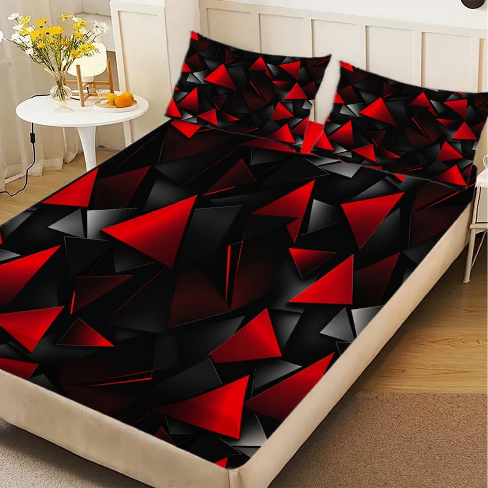 1pc Red Triangle Tech-Inspired - Tech Queen reseña y precio
