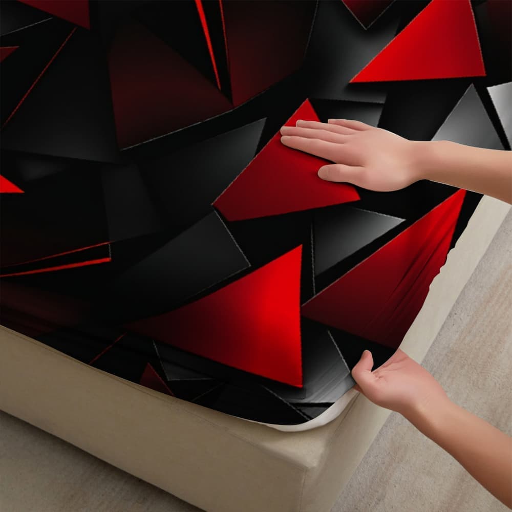 1pc Red Triangle Tech-Inspired - Tech Queen reseña y precio