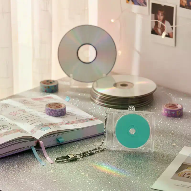 CD Disc Case Key Chain - Perip - Tech Accessories Backpack reseña y precio