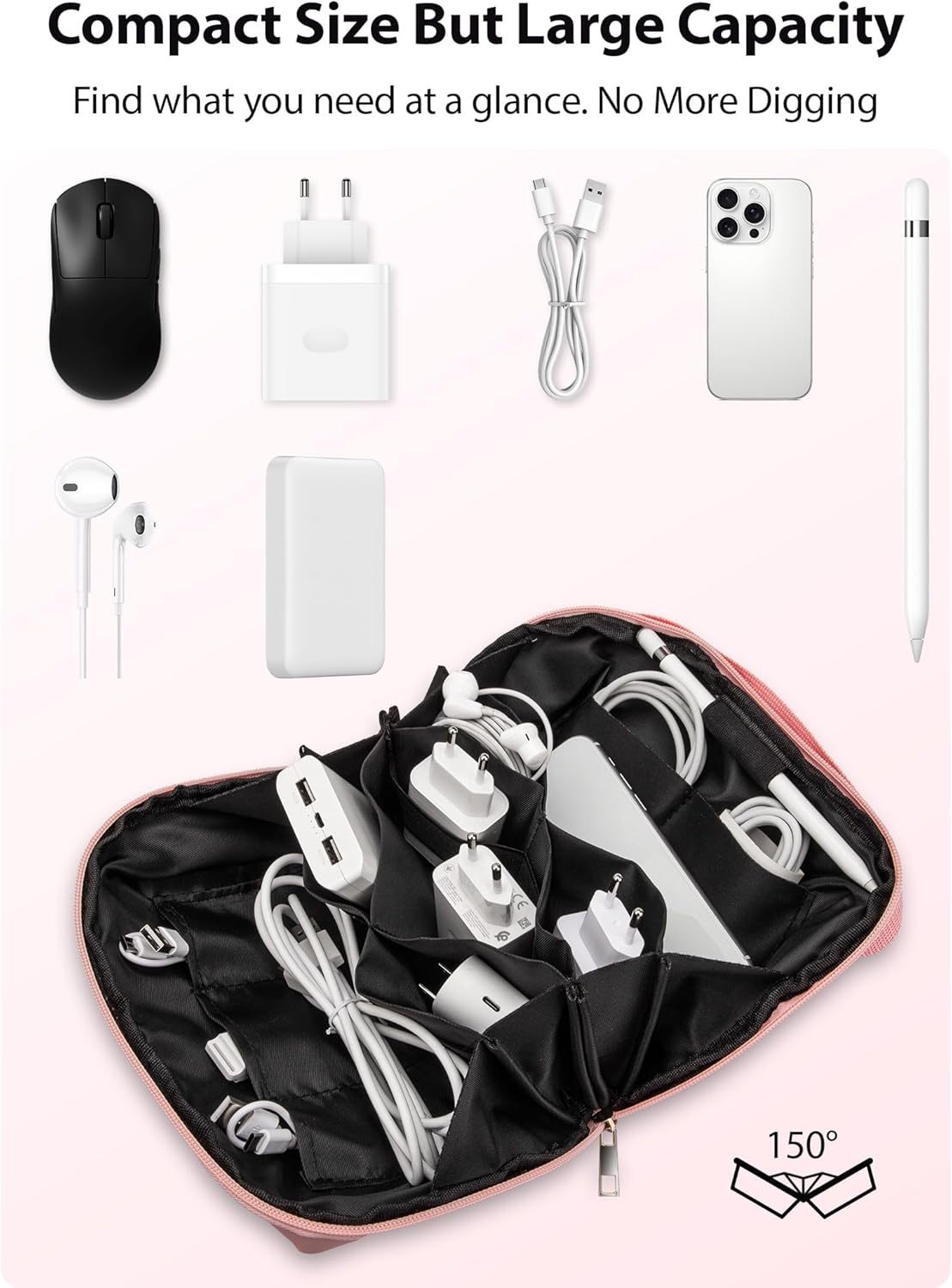 Large Capacity Backpack Organi - Tech Accessories Backpack reseña y precio