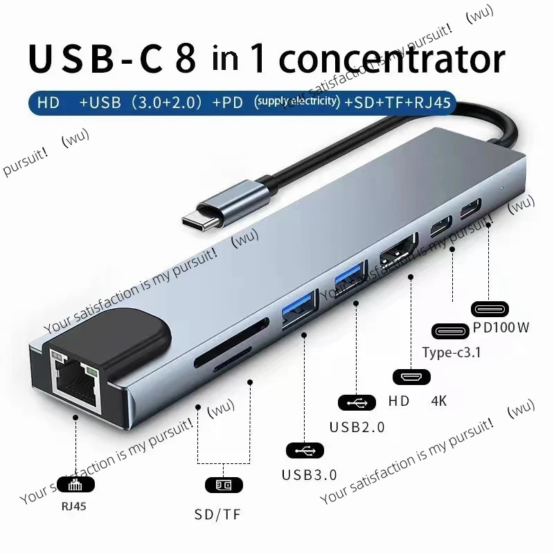 USB C Hub 8/7 inch, C 3.1 to 4 - Usb C To Hdmi reseña y precio