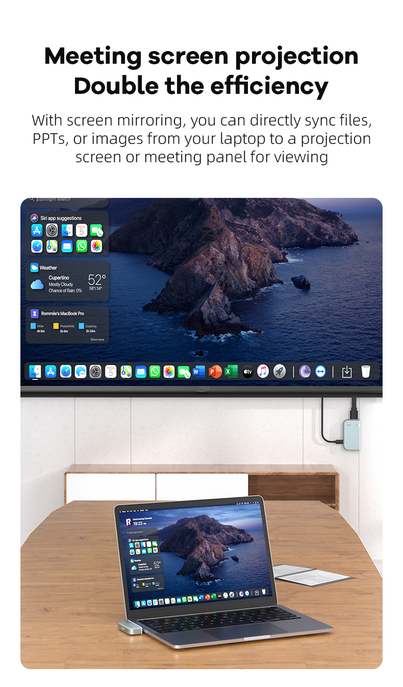 50M Type C HDMI-Compatible Wir - Usb C To Hdmi reseña y precio
