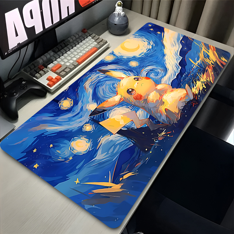 Mouse Pad P-pokemon Pikachu Co - Tech Accessories For Desk reseña y precio