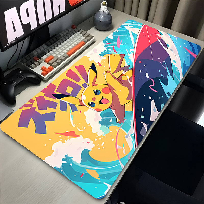 Mouse Pad P-pokemon Pikachu Co - Tech Accessories For Desk reseña y precio
