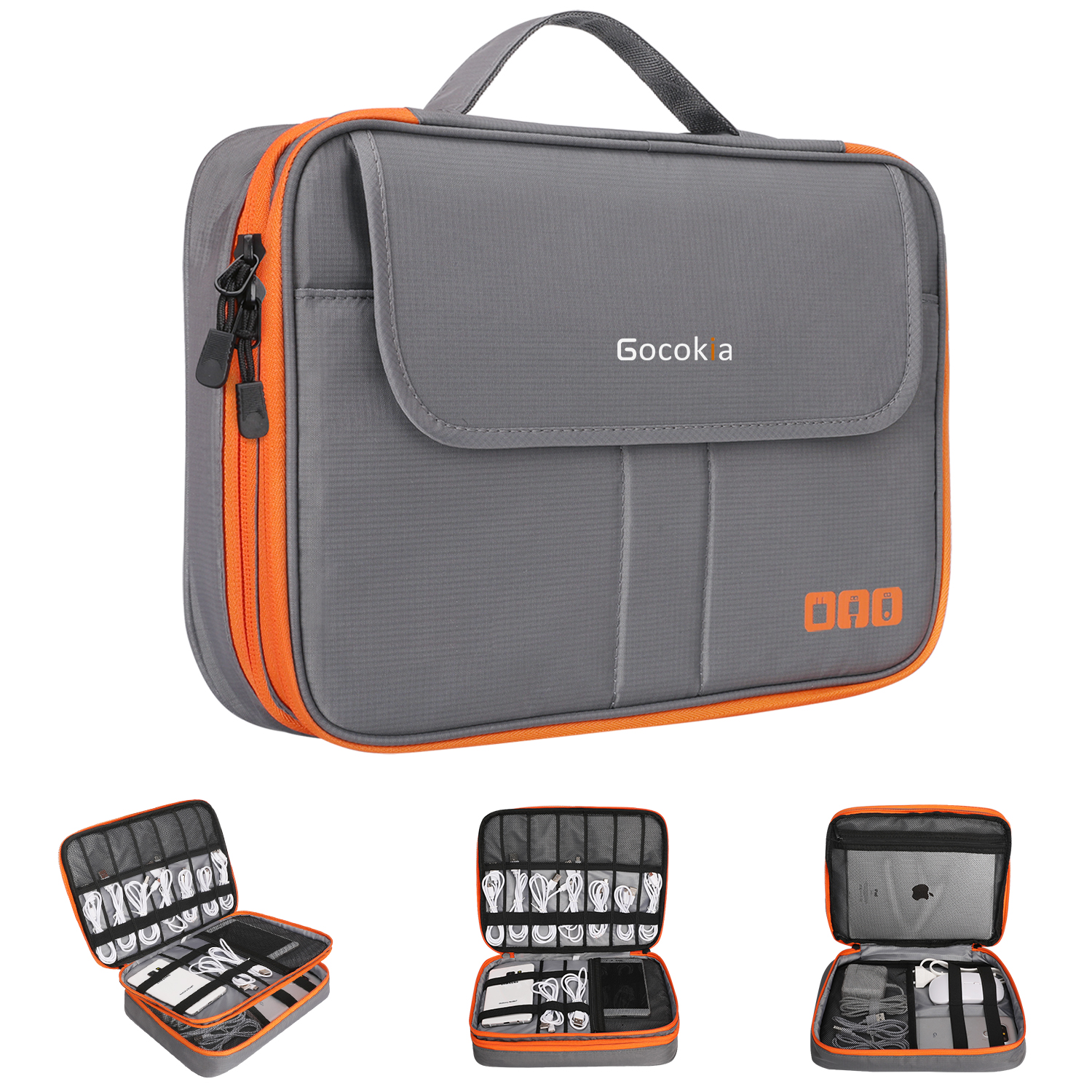 Double Layers Large Capacity T - Tech Accessories Organizer reseña y precio