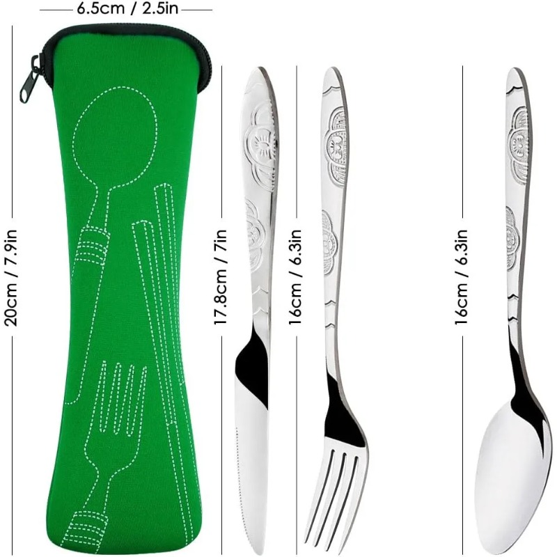 Travel Cutlery Set Portable Pi - Tech Accessories And Gadgets reseña y precio